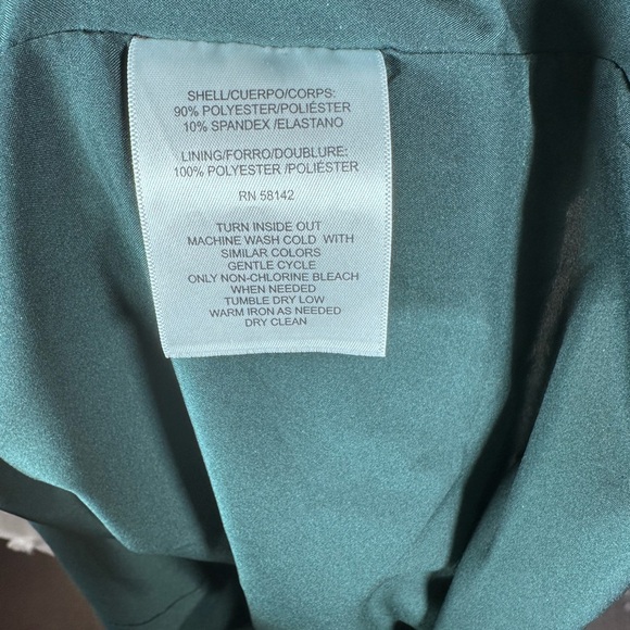 NWOT Maggy London Women’s Peacock Blue Midi Dress Size 8 - Picture 9 of 9